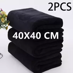 Conjunto de toalhas pretas ultra macias, água altamente absorvente, lenços quadrados pequenos não desbotados, toalha de barbeiro, suprimentos diários, prêmio - comprar online