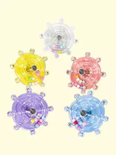 Brinquedo interativo da gaiola do pássaro do brinquedo do papagaio para o distribuidor giratório do deleite dos papagaios, para a estimulação mental e o entretenimento
