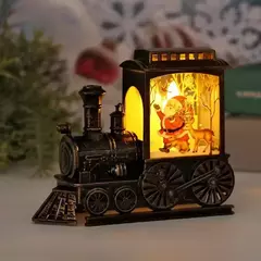 Luz noturna do trem portátil retro, presente do Natal, decoração exterior, luz - comprar online