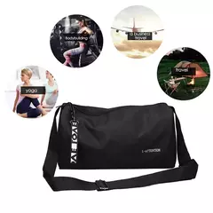 Bolsa de ombro multifunções para homens e mulheres, bolsa esportiva ultraleve para academia, yoga, ao ar livre, viagem, treinamento