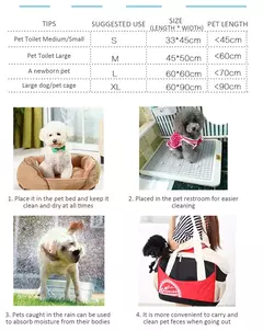 Imagem do Fraldas absorventes para cães, 100/50/40/20 peças, descartáveis, para treinamento de cachorros, almofada limpa a seco, suprimentos para cães, pañales para perros