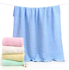 Toalha de banho do bebê menino menina 100% algodão toalha de bebê cobertor para o bebê recém-nascido roupão 6 camadas gaze toalha infantil swaddle