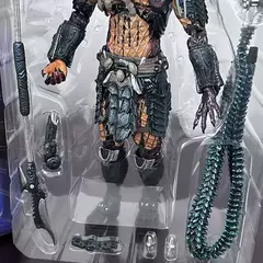 Imagem do Neca figura mais velha predador clã líder guerreiro figura de ação chefe alienígena modelo colecionável brinquedos conjunta móvel presente de ano novo
