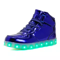 Tamanho 25-46 led sapatos com luzes brilhantes led chinelos para crianças & adulto feminino tenis para crianças meninos meninas sapatilhas luminosas - loja online