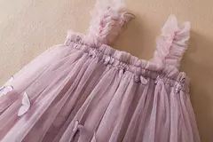 Vestido Borboleta 3D para Bebé Menina, Roupa Infantil, Festa de Aniversário, Vestidos Luxuosos Elegantes, Roupas Doce Verão, Novo, 1-5Y na internet