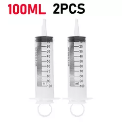 Imagem do Seringa de Alimentação sem Agulha, Enchimento de Cola, Enema, Nutriente Estéril, Rega para Hidroponia Industrial, 60ml, 100ml