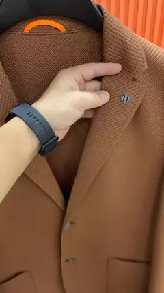 Casaco masculino com peito único, casaco de vestido de negócios, blazer masculino elegante, jovem designer de luxo emo, marrom, nova moda, 2024 - Wolf Magazine