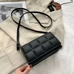 Pequena bolsa de couro PU para mulheres, bolsa crossbody, alça clássica, marca de moda, designer, tendência, feminina - Wolf Magazine