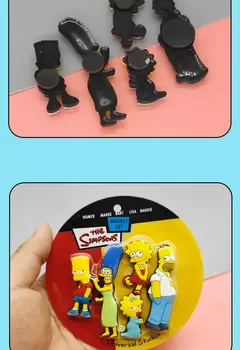 5 pçs simpsons homer ímãs de geladeira bonito ímãs decorativos personalizado resina geladeira ímã armário presentes do feriado na internet
