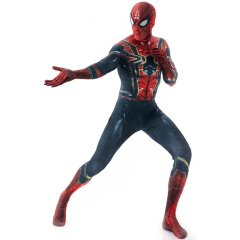 Fantasia de homem-aranha de luxo para adultos fantasia de super-herói para homens fantasia de Halloween masculina na internet