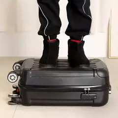 Conjunto de malas rolantes e bolsas de viagem com rodas giratórias 20 '' maleta de bagagem com carrinho de cabine grande capacidade - comprar online
