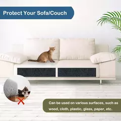 Tapete de arranhão auto-adesivo para gatos, placa anti-arranhões, proteção do sofá, patas afiadas, trimmable, tapete DIY - Wolf Magazine