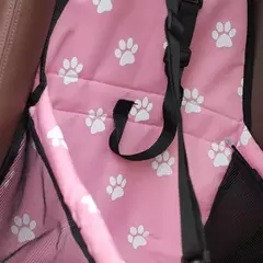 Imagem do Bolsa de assento para transportar carros de cachorro, cesta à prova d'água, rede dobrável, bolsa para transportar animais de estimação, para cães pequenos, gatos, malha de segurança para viagem