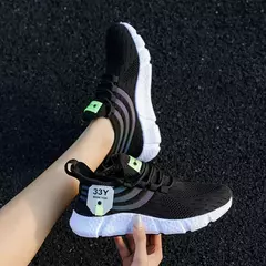 Homens tênis casuais verão respirável sapatos esportivos leve malha ao ar livre tênis de corrida atlético jogging tenis sapatos caminhada - comprar online
