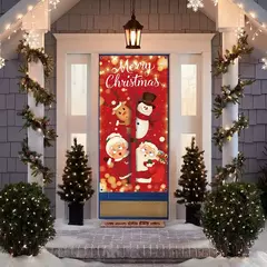 Decoração de Natal Bandeira Bandeira Pendurada Porta, Enfeites, Presentes de Natal, Decoração de Ano Novo, 2025, 2025 na internet