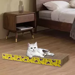 Imagem do Arranhando Lounge Bed para gatos, Coçar Board, Coçar cama, Papelão, Scratch Pad, Ninho, Gatos pequenos, médios, grandes