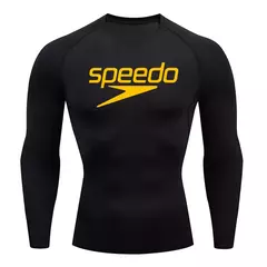 Camiseta apertada de manga curta para homens, Rash Guard, Tee Mergulho, Swimwear - Wolf Magazine