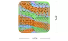 Pet lamber esteira de silicone para cães pet placa de comida lenta cão banho distração silicone cão otário treinamento de alimentos alimentador de cão suprimentos na internet