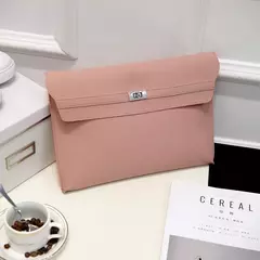 Envelope de couro PU para mulheres, embreagem vermelha, bolsa feminina, padrão de lichia, bolsas de mão simples, vermelho - Wolf Magazine