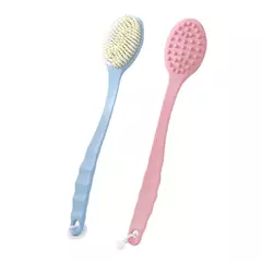 Escova De Banho De Punho Longo, Purificador De Chuveiro, Escova De Limpeza Do Corpo, Esfoliação Acessórios Do Banheiro, Massageador De Pele Macia, 1Pc na internet