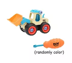 Imagem do Porca Desmontagem Carregando Descarga Engenharia Caminhão Escavadeira Bulldozer Montessori Educação Brinquedo Criança Parafuso Criativo Ferramenta Carro