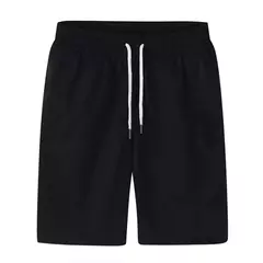 Shorts com cordão masculino, calção com cordão, calças curtas de praia, verão calças finas, moletom solto com zíper, esportes - comprar online