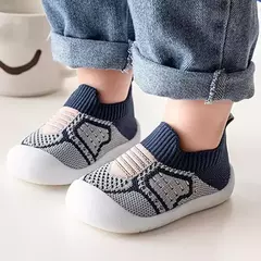 Sapatos de malha respirável para recém-nascido, meias infantis, fundo macio, antiderrapante, menino e menina, 0 a 5 anos, verão - Wolf Magazine