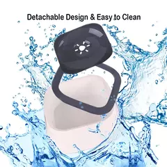 Imagem do Tigela de água anti-respingo para cães, bebedouro de grande capacidade para animais de estimação, tigela de comida lenta, bebedouro para filhote de cachorro, gato, suprimentos de alimentação anti-gulping