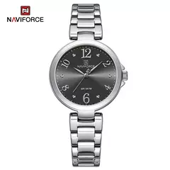 Naviforce relógio de pulso feminino, pulseira de aço inoxidável, impermeável, quartzo, romântico, marca superior, 2023 - Wolf Magazine