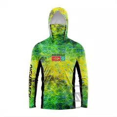 Máscara masculina com capuz roupas de pesca UV UPF50 + proteção solar caminhadas camping RIGHTTRACK vestuário