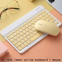 Recarregável bluetooth tablet teclado, adequado para xiaomi, huawei, telefones celulares, tablets, interface usb