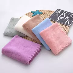 Toalha absorvente macia de microfibra, grossa, alta densidade, velo coral, secagem rápida, rosto limpo, 10pcs - loja online