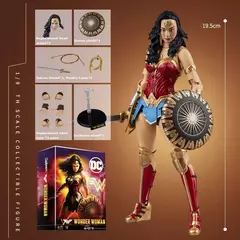 Fondjoy dc mulher maravilha harley quinn coringa superman 1/9 escala figura de ação personagens anime modelo genuíno colecionável meninos presente - comprar online