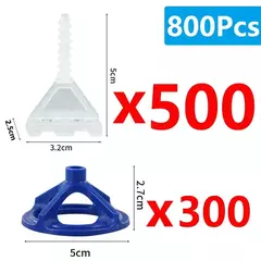 Imagem do Sistema profissional de nivelamento de azulejos cerâmicos, 800-50 peças, clipes, espaçadores espirais, wadge para colocação de azulejos, parede, piso, ferramentas de construção