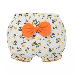 Menina bebê shorts 100% algodão crianças infantil moda listra arco calcinha para 6-24 meses crianças de alta qualidade falbala cuecas presente - Wolf Magazine