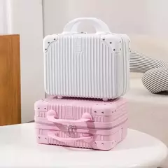 Imagem do Mini bolsa de maquiagem leve, mala de viagem de grande capacidade, 14 ", novo, na moda, 2021
