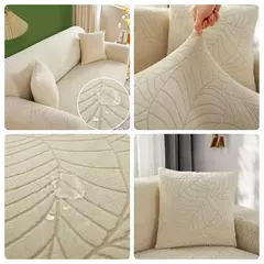 Grosso Jacquard Sofá Covers, L Shaped Sofá Capa, Banco Protector, 1, 2, 3, 4 Assentos - loja online
