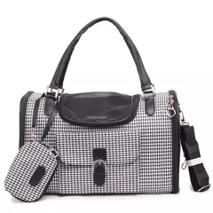 Portátil ao ar livre pet gato cão portador saco com bolsa de couro viagem pequeno cão chihuahua teddy saco de transporte bolsa - loja online