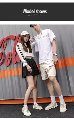 Sapato de meias respiráveis de sola grossa masculino, tênis de corte baixo, calçados esportivos casuais masculinos, corrida ao ar livre, moda casal, antiderrapante, novo na internet