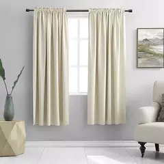Cortinas blackout para sala e quarto, 100% Sombreamento - comprar online