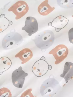 Recém-nascido manga curta em torno do pescoço macacão, onesies para bebês meninos e meninas, desenhos animados flores animais impressão, roupas infantis, 4pcs - Wolf Magazine