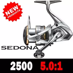 2023 SHIMANO SEDONA Carretilhas de pesca giratórias 5.0:1/6.2:1/4.7:1 Relação 3 + 1BB HAGANE GEAR 3-11KG Potência 1000-C5000XG na internet