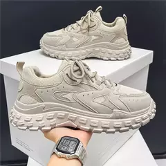 Sapatilhas casuais para homens, Plataforma confortável, Tênis Esportivos Running, Calçado de Basquete Respirável, Tênis na moda, Alta qualidade na internet