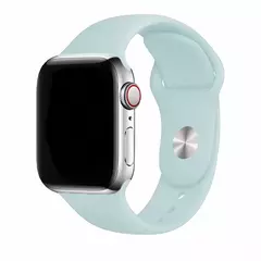 Pulseira de Silicone para Apple Watch, Banda 44mm, 40mm, 45mm, 41mm, 42mm, 38mm, 44mm, 45mm, Bracelet iWatch Series 7 SE, 3, 4, 5, 6, 8 Ultra 49mm