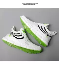 Sapatilhas Esportivas de Malha Respirável Masculina e Feminina, Leve, Casual, Ténis, Luxo, Masculino, Ténis, Marca - loja online
