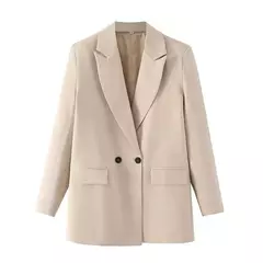 TRAF-Blazer feminino de escritório, preto, bege, cáqui, azul, verde, cinza, casaco de moda, blazers femininos, jaqueta, casacos, 2024 - comprar online