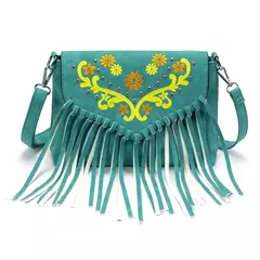 Celela design original bolsa de ombro para as mulheres couro do plutônio luxo embreagem designer bolsas ocidental bolsa franja saco do mensageiro - Wolf Magazine