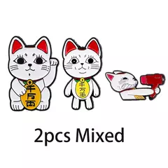 Broches esmaltados de personagens de anime, crachá em mochila, alfinetes de lapela para roupas, acessórios de joias da moda, presentes para amigos - Wolf Magazine