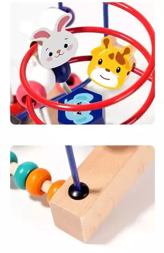 Montessori bebê montanha russa brinquedos labirinto de contas de madeira, quebra-cabeça educacional para aprendizagem precoce infantil, brinquedo de matemática para criança, 2024 - comprar online