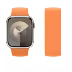 Silicone Solo Loop Band para Apple Watch, Belt Bracelet Strap, iWatch Series 9, 8, 7, 6, SE, Ultra 2, 40mm, 44mm, 45mm, 41mm, 49 milímetros, 38 milímetros, 42 milímetros - loja online